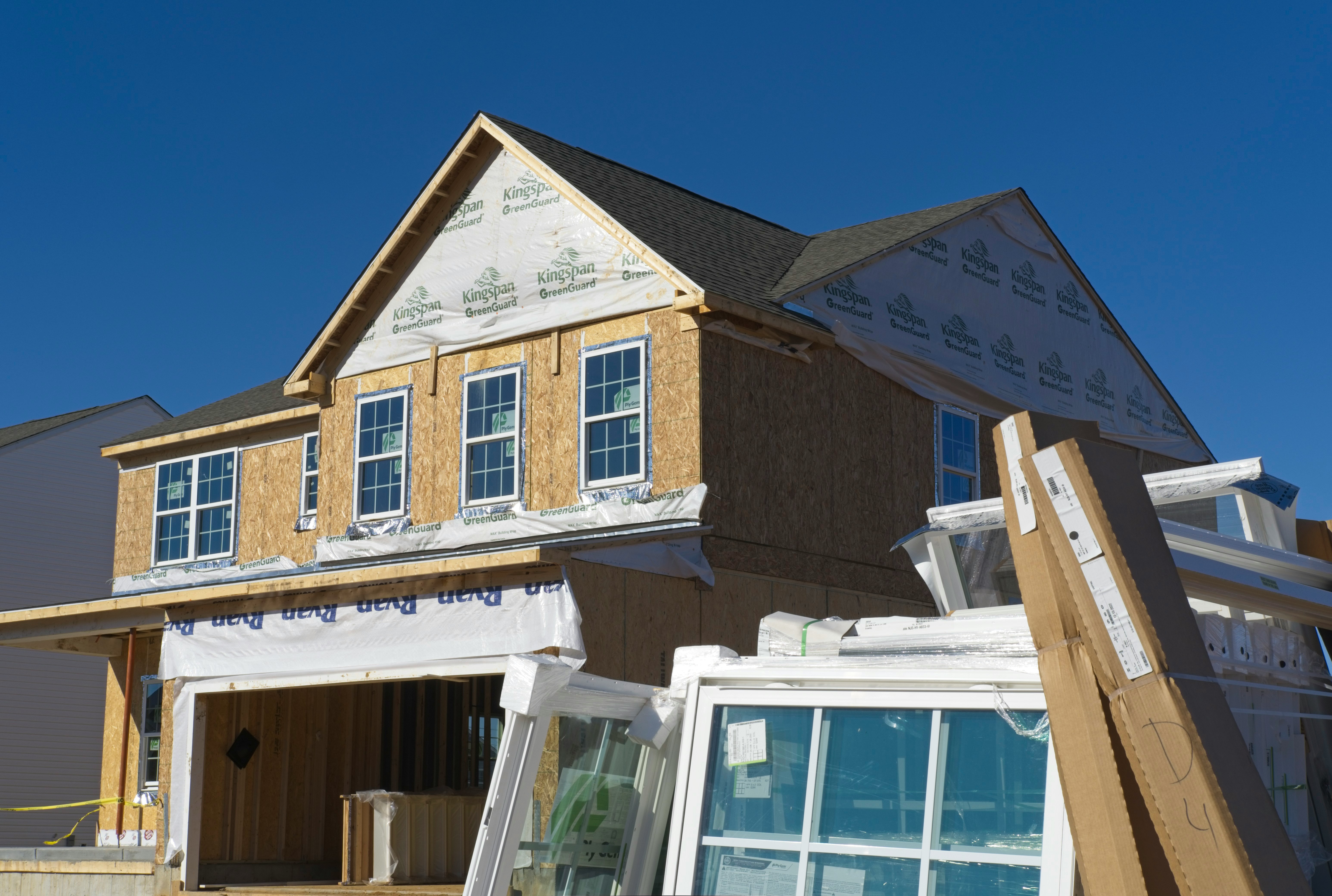 Beautiful home under construction
